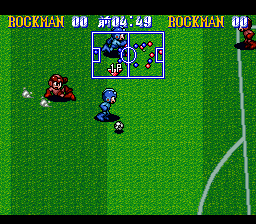 Rockman's Soccer (Japan) In game screenshot
